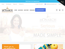 Tablet Screenshot of monarchmedical.net